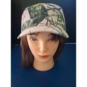 New Fashion John Deere Pink Camo Hat. Tags Still On.